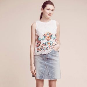 💐 Brand new with tag! Gorgeous Embroidered Anthropologie Top ✨